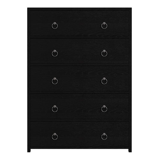 Butler Specialty Company - Lark 36 in. W Rectangular Wood 5 Drawer Dresser/Chest of Drawers, Black - 5672432 View 2