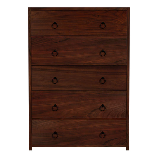 Butler Specialty Company - Lark 36 in. W Rectangular Wood 5 Drawer Dresser/Chest of Drawers, Medium Brown - 5672489 View 2