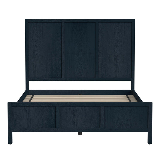 Butler Specialty Company - Lark Wood Queen Panel Bed, Navy Blue - 5720291_CLOSEOUT