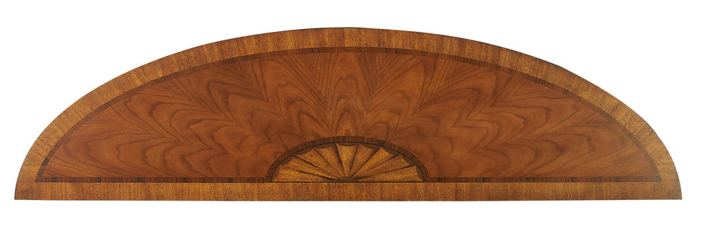 Butler Specialty Company - Connoisseur's - Latham 62 in. W Demilune Wood Console Table, Medium Brown - 1510090