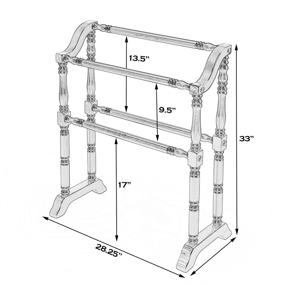 Butler Specialty Company - Lillian Blanket Stand, Black - 5020111
