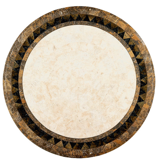 Butler Specialty Company - Heritage - Mable Fossil Stone 36" Foyer Table, Multi-Color - 5026070