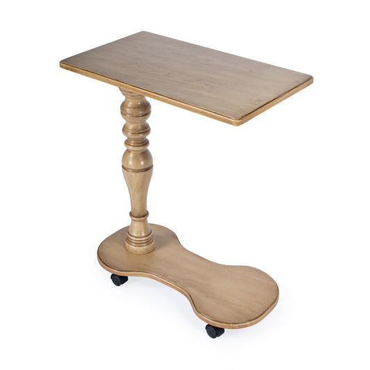 Butler Specialty Company - Mabry 24 in. W Rectangular Wood Mobile Tray Table on Casters, Beige - 7025424