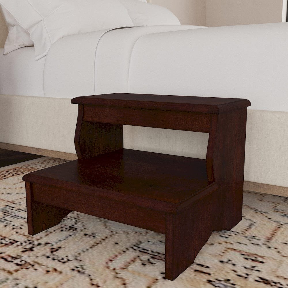 Butler Specialty Company - Melrose 15 in. H x 18 in. W 2 Step Wood Stool, Dark Brown - 1922024 view 7