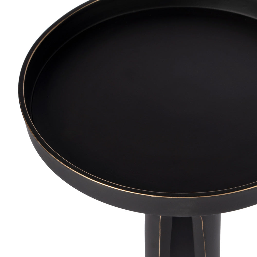 Butler Specialty Company - Monique Large Pedestal Side Table, Black - 5637025