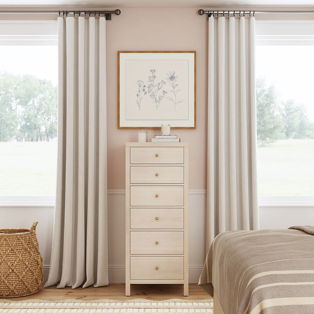 Butler Specialty Company - Nora 22 in. W Rectangular Wood 6 Drawer Lingerie Chest, Taupe - 5942450 View 6