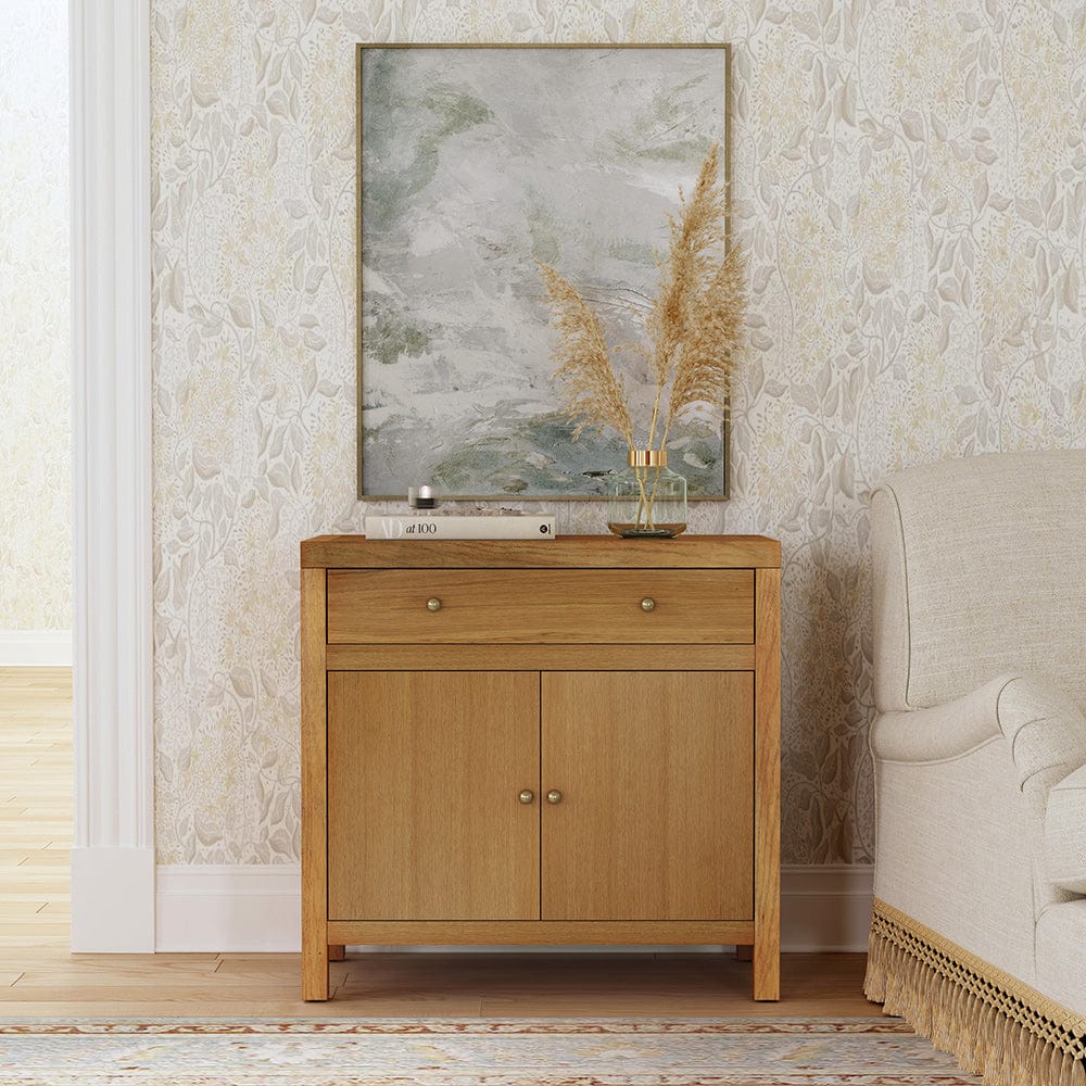 Butler Specialty Company - Nora 31 in. W Wood 1 Drawer 2 Door Accent Storage Cabinet, Natural - 5851452 View 5