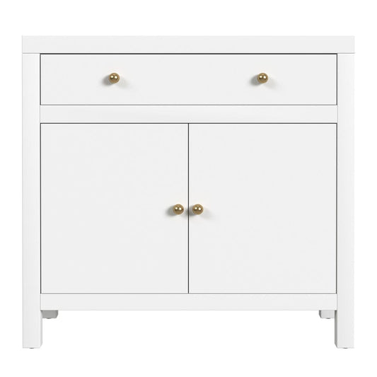 Butler Specialty Company - Nora 31 in. W Wood 1 Drawer 2 Door Accent Storage Cabinet, Smooth White - 5851304 view 2