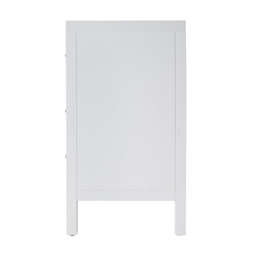 Butler Specialty Company - Nora 34 in. W 3 Drawer Wood Dresser, White - 5731477