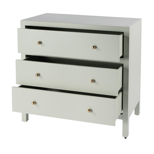 Butler Specialty Company - Nora 34 in. W Wood 3 Drawer Chest, Green - 5731480 View 2