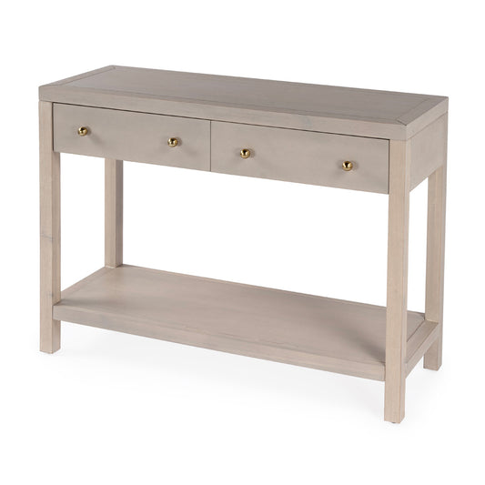 Butler Specialty Company - Nora 40 in. W 2 Drawer Wood Console Table, Taupe - 5739450
