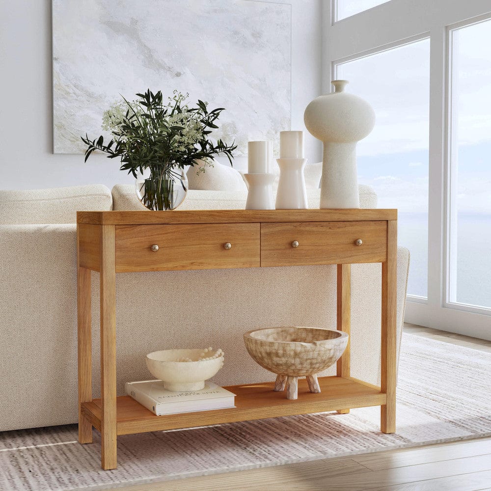 Butler Specialty Company - Nora 40 in. W 2 Drawer Wood Console Table, Natural - 5739452 view 6