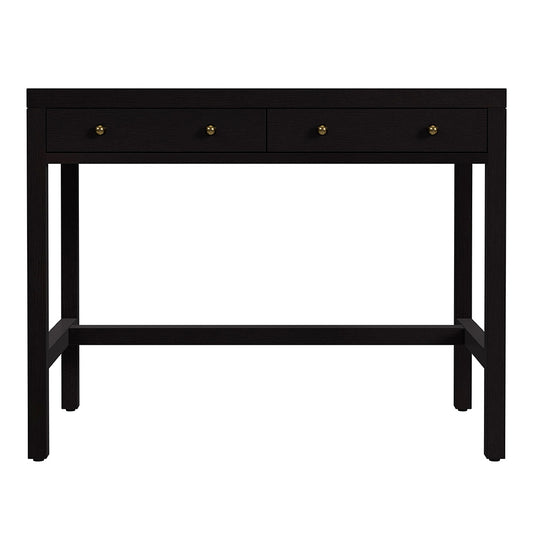 Butler Specialty Company - Nora 40 in. W Rectangular Wood 2 Drawer Writing Desk, Coffee - 5849451 View 2