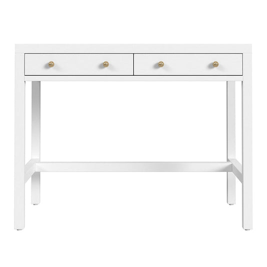 Butler Specialty Company - Nora 40 in. W Rectangular Wood 2 Drawer Writing Desk, White - 5849477 View 2