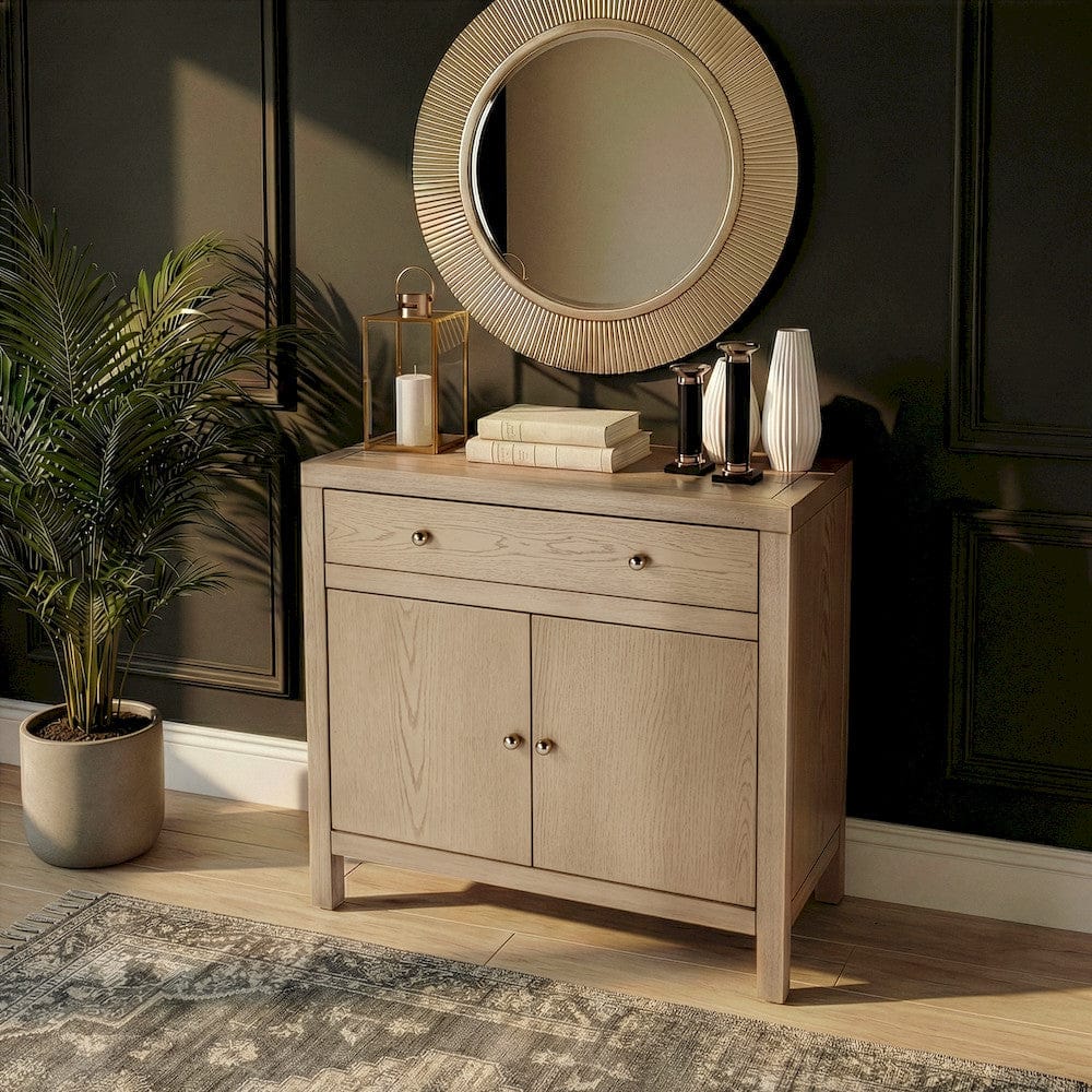 Butler Specialty Company - Nora 54 in. W Wood 1 Drawer 2 Door Accent Storage Cabinet, Light Brown - 5851492 view 7
