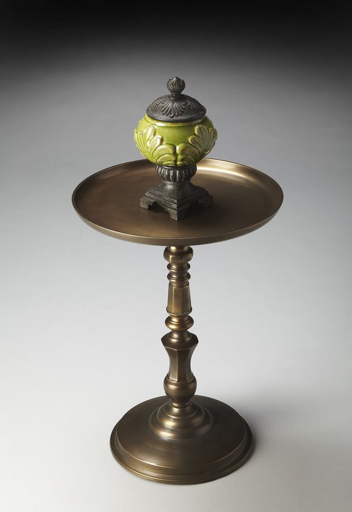 Butler Specialty Company - Orleans 16 in. W Round Metal Side Table, Bronze - 2386025