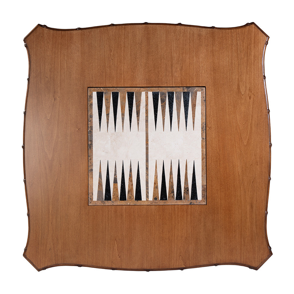 Butler Specialty Company - Osman 36 in. W Square Wood Chess-Checker Board Game Table w Storage Drawers, Light Brown - 5909070 View 4