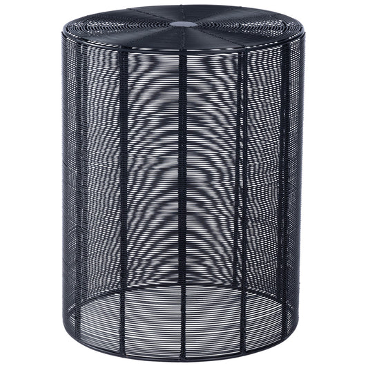 Butler Specialty Company - Renwick 14.25 in. W Round Iron Cage Side Table, Black - 3317025_CLOSEOUT