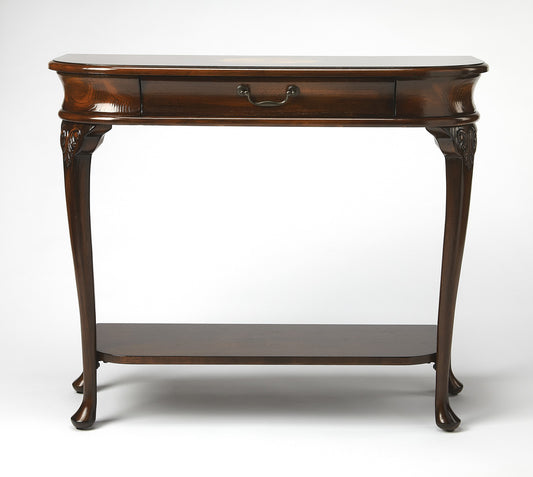 Butler Specialty Company - Ridgeland 36 in. W Rectangular Wood 1 Drawer Console Table, Dark Brown - 2110024