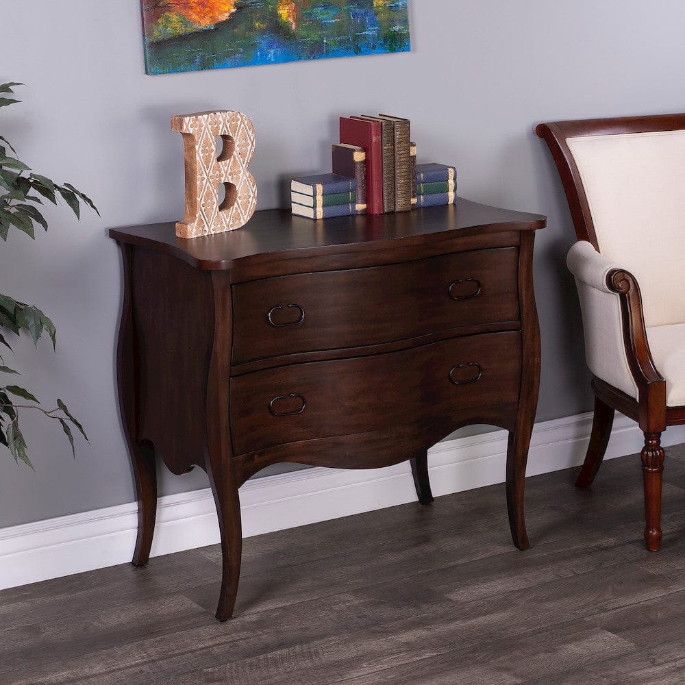 Butler Specialty Company - Rochelle 34 in. W Rectangular Wood 2 Drawer Accent Storage Chest, Dark Brown - 9307342 view 6