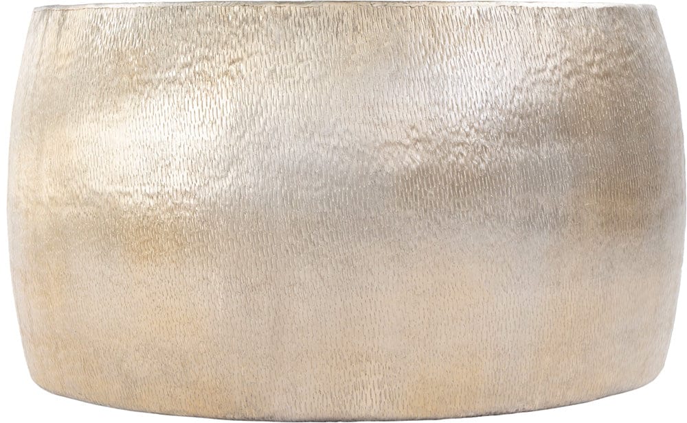 Butler Specialty Company Sahara 31.5 in. W Round Stainless Steel Coffee Table - Antique Gold - 5938226 view 3