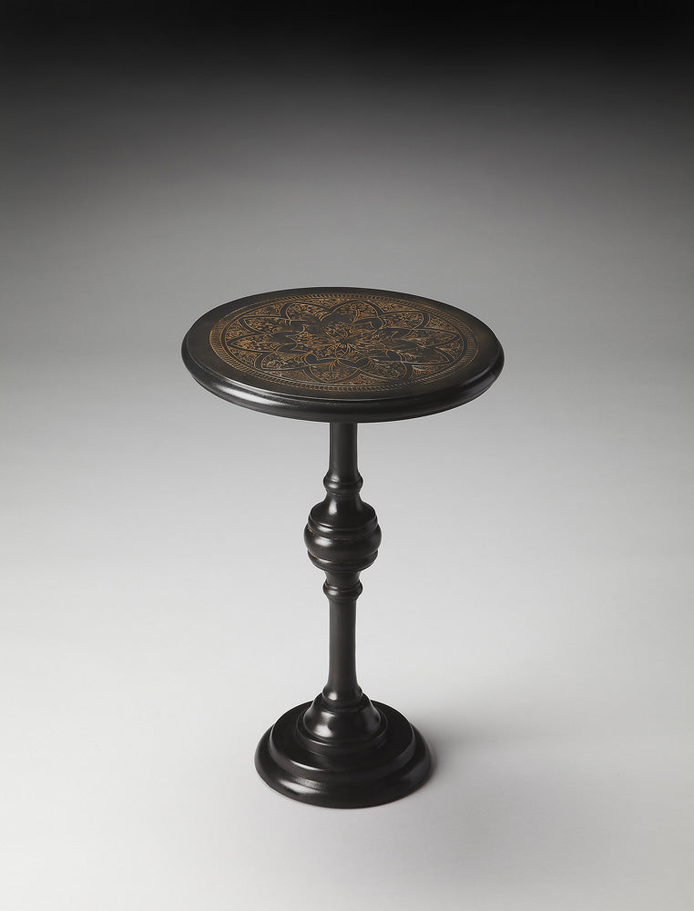 Butler Specialty Company - Selma 15 in. W Round Metal Side Table, Black - 4202025