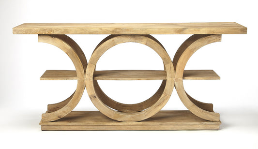 Butler Specialty Company - Stowe Rustic Modern Console Table, Light Brown - 5327312