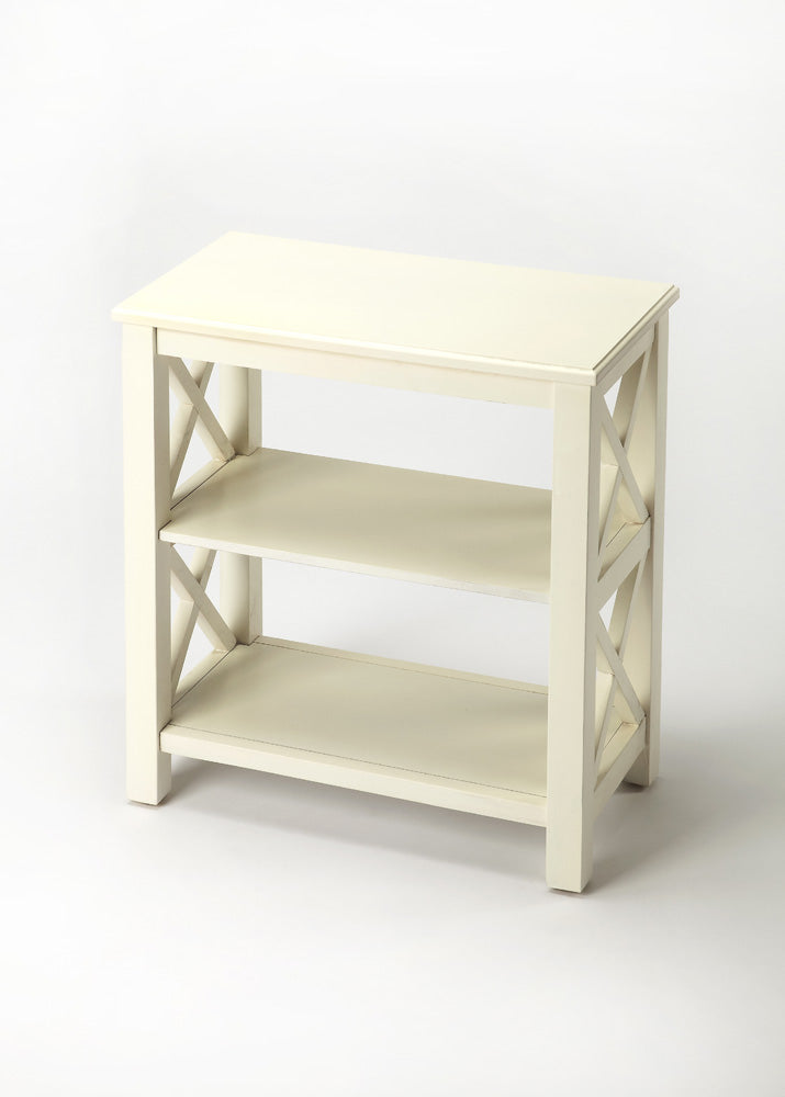 Butler Specialty Company - Vance 25 in. H x 22 in. W Wood 2 Shelf Bookcase, White - 4105222