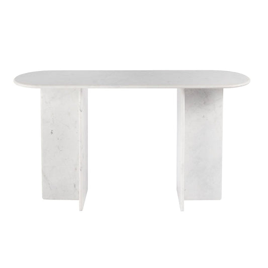 Butler Specialty Company - Vienna 54 in. W Rectangular 100% Marble Console/Sofa Table, White - 5867455 View 2