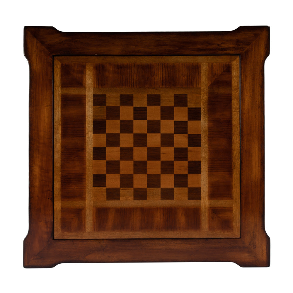 Butler Specialty Company - Vincent 36 in. W Square Wood Multi-Game Card Table, Medium Brown - 837011