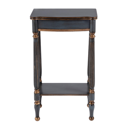 Butler Specialty Company - Whitney 17.5 in. W Rectangular Wood Console Table with Lower Open Shelf, Pastel Blue - 3011483 view 2