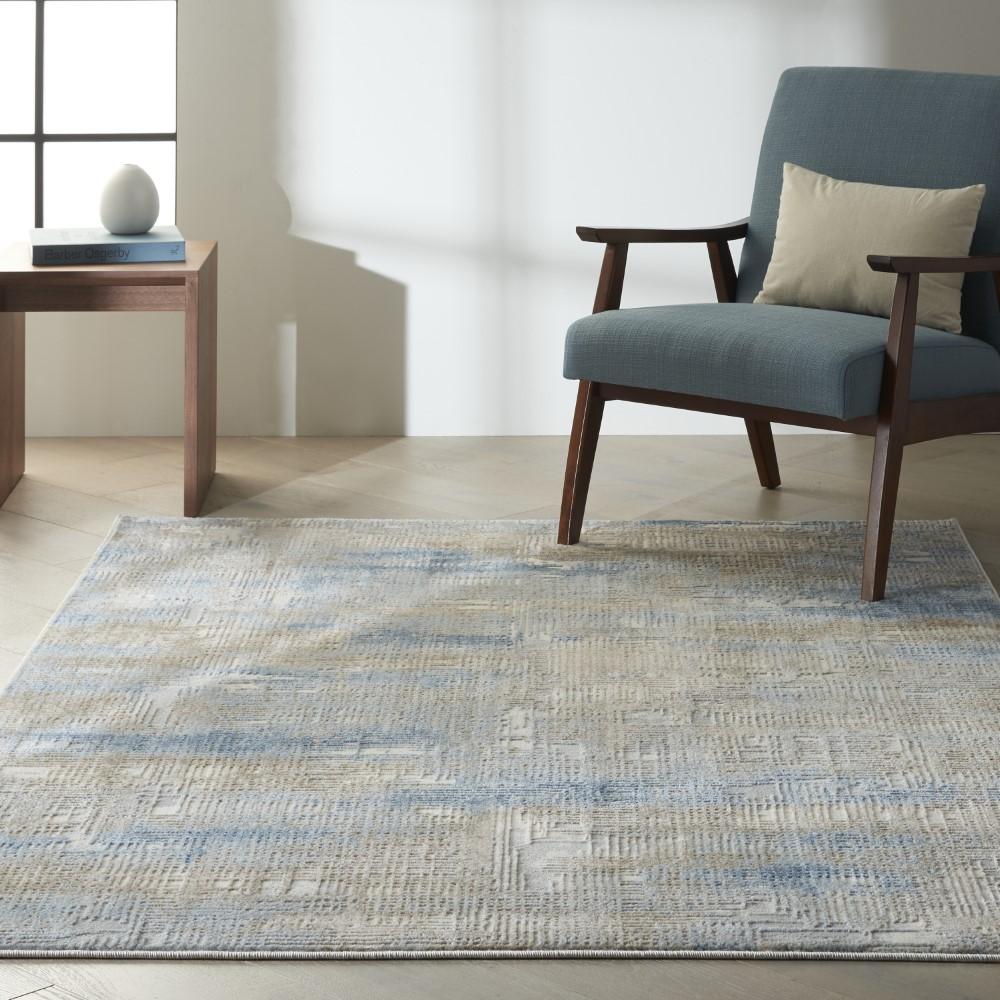 Calvin Klein Home - Rush Area Rug - 4 x 6 Blue/Beige - CK951-99446818782 veiw 2