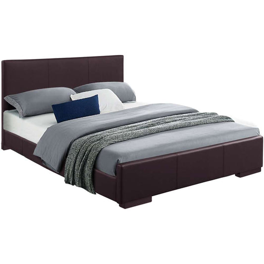Camden Isle - Abbey Queen Platform Brown Bed - 102032 veiw 2