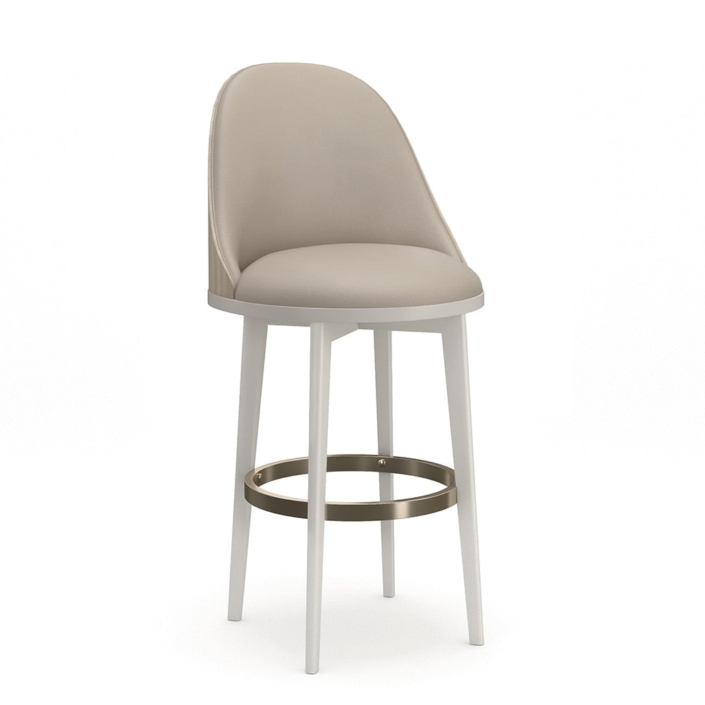 Caracole - Another Round Bar Stool in Moonstone - CLA-024-301 veiw 1