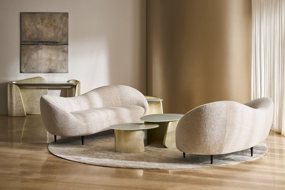 Caracole - Bauble Cocktail Table in Oracle Broken Leaf - CLA-024-402