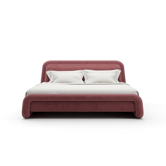 Caracole - Bold King Bed - Dusty Rose - CLA-426-126 view 2