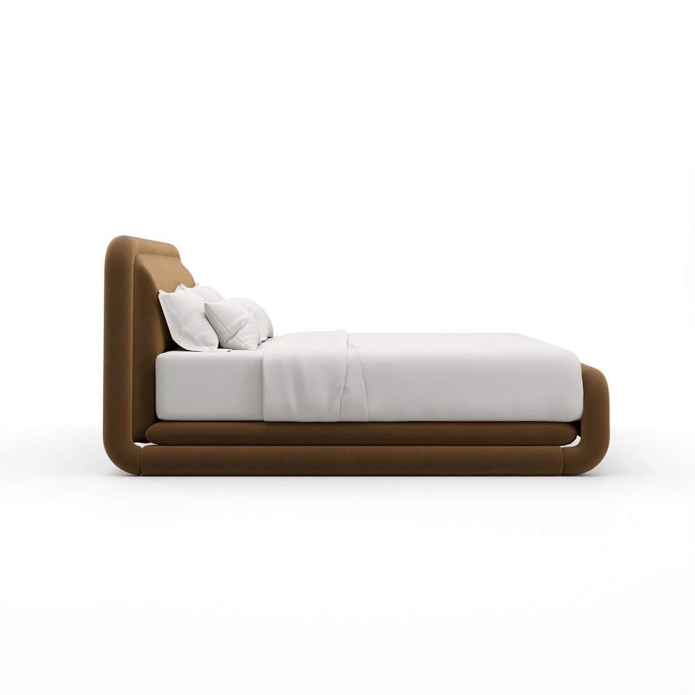 Caracole - Bold Queen Bed - Camel - CLA-426-107 view 3