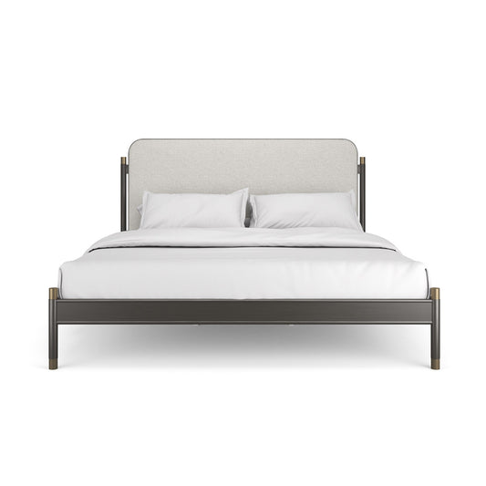 Caracole - Campaign King Bed in Brushed Deep Bronze - CLA-024-124