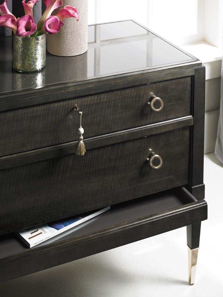 Caracole - Classic Good Evening - Two Drawer Nightstand - CLA-016-061 veiw 3