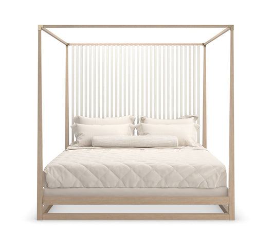Caracole - Classic Pinstripe Light Bed King Bed - CLA-022-122