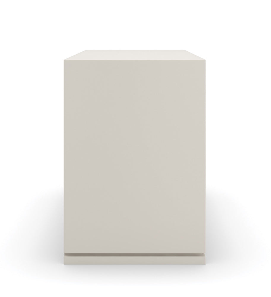 Caracole - Classic Silver Lining Nightstand - CLA-423-066_CLOSEOUT