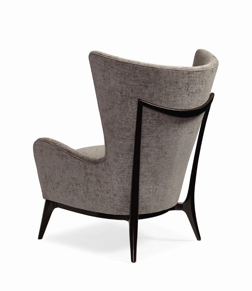 Caracole - Classic Whats New Pussycat? - Mid Century Wingback Chair - UPH-CHALOU-34B veiw 4