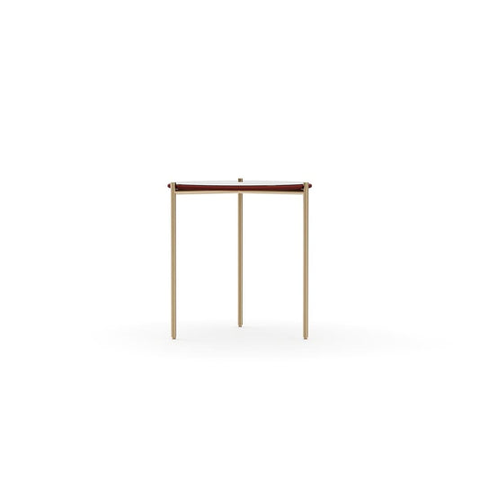Caracole - Demli Rouge Glass Side Table - CLA-426-4122 view 2