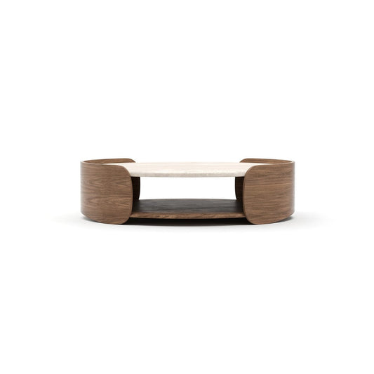 Caracole - Fleur Open Cocktail Table W/Wood Shelf - CLA-425V-4027 view 2