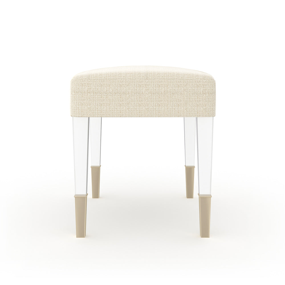 Caracole - Looking Good! Bench in Ivory - CLA-019-086