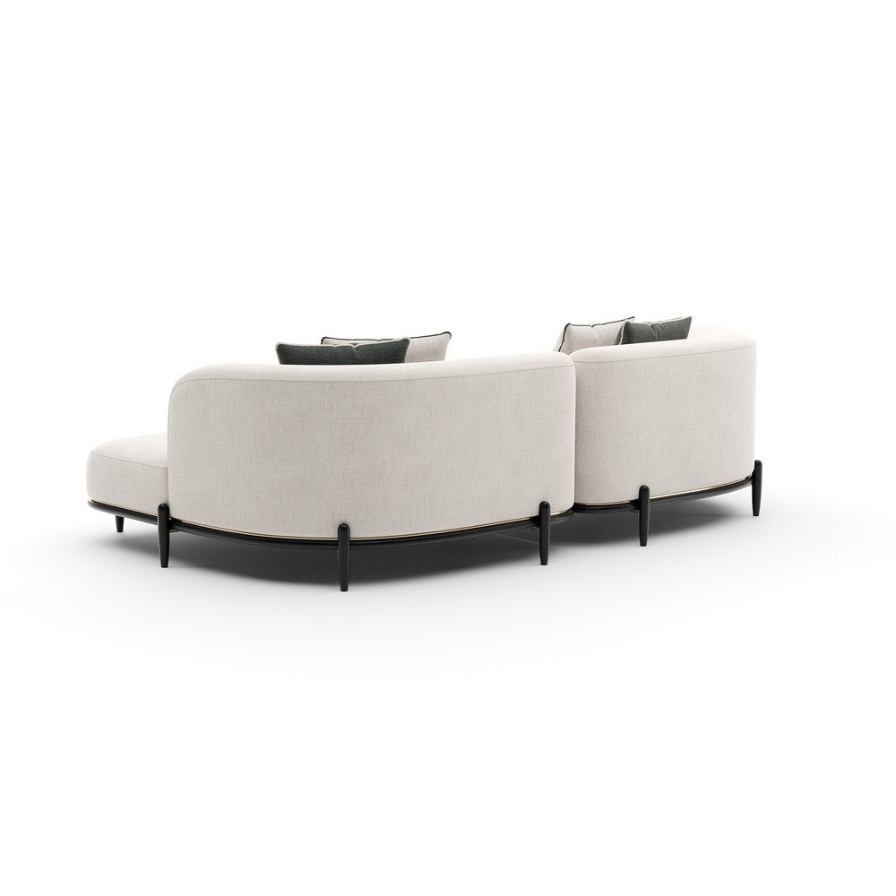 Caracole - Madera Raf Small Chaise Sectional - UPH-025-SEC14-A view 4