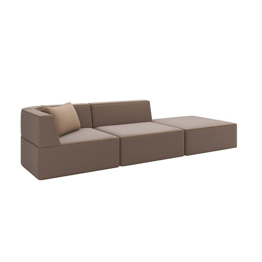 Caracole - Marbella 3Pc Sectional in Brown - M150-023-SEC1-A