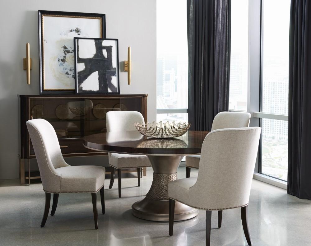 Caracole - Modern Streamline Round Dining Table - M022-417-202 veiw 4