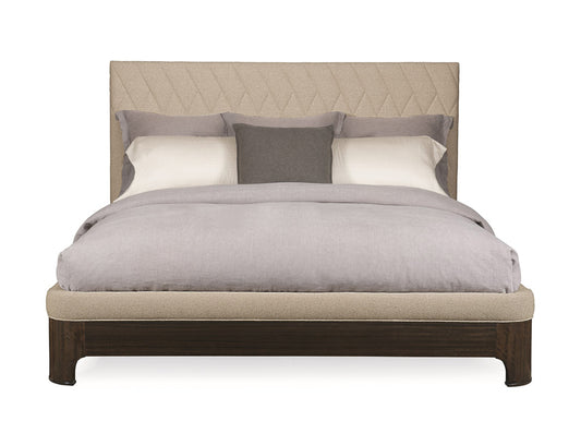 Caracole - Modern Streamline Upholstered Queen Bed - M023-417-101