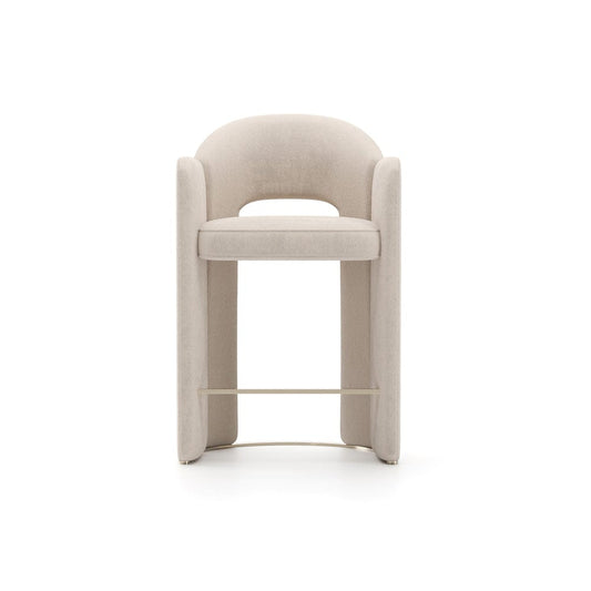 Caracole - Overlap Counter Stool Ivory - CLA-425V-311 view 2